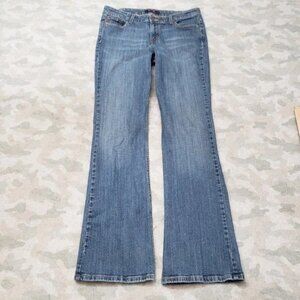 Levi's 518 Jeans Womens 13L Blue Superlow Pockets Denim Medium Wash